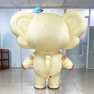 Full Customization Cute <strong>Inflatable</strong> Elephant Mascot Yellow <strong>Moving</strong> Custom Mascot Costume <strong>Inflatable</strong> Walking Cartoon <strong>Character</strong> - Product Image 3