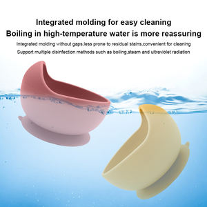ชามซิลิโคนสำหรับ<span class=keywords><strong>เด็ก</strong></span>ปลอดภัยสำหรับใช้ในอาหาร RTS ชามให้อาหารเด็กปลอดสารพิษกันน้ำปราศจากสาร BPA - Product Image 6