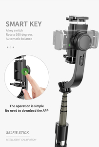 Perche à <span class=keywords><strong>Selfie</strong></span> <span class=keywords><strong>L08</strong></span> stabilisateur de cardan, support intelligent en direct, trépied à Rotation de 360, portable, Anti-secousse, stabilisateur de vidéo <span class=keywords><strong>Selfie</strong></span> pour téléphone - Product Image 4