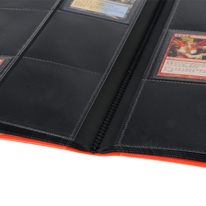 Tùy Chỉnh Nhiều Món Quà <span class=keywords><strong>PP</strong></span> Nhựa 9 Pocket Yugioh Thẻ Thu Thập Chất Kết Dính Bìa Board Game Card Album - Product Image 4