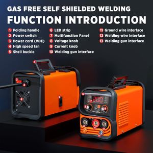 Soudeuse à Inverter Compacte 3-en-1 pour MIG MMA <span class=keywords><strong>TIG</strong></span>, Tension Réglable 220V, Portable pour Réparations Domestiques, État Neuf - Product Image 4