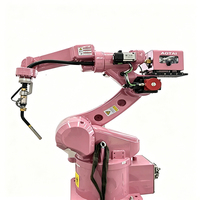 Bras robotisé de soudage MIG MAG automatique à six axes, équipement de soudage robotisé industriel pour pièces.