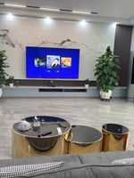 Meilleures ventes : Ensembles de tables basses de salon, trois tables basses rondes de luxe en acier inoxydable argenté ou doré avec miroir
