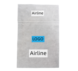 Housse de repose-tête jetable écologique pour <span class=keywords><strong>avion</strong></span>, imprimée sur mesure, 100 % PP, en tissu non tissé doux - Product Image 3
