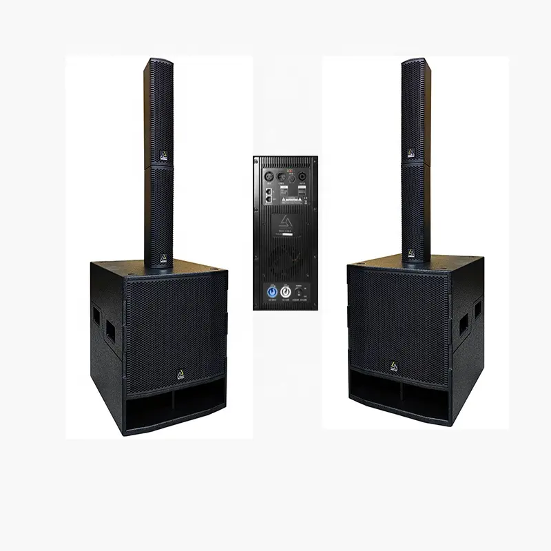 L4 4inch Full Range Column Speaker &L18S 18inch Active Sub Professional Sound Equipment