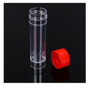 Vaso para muestras médicas Jiangsu Datang de 20 ml con tapa de rosca y cuchara para muestreo de heces - Product Image 4
