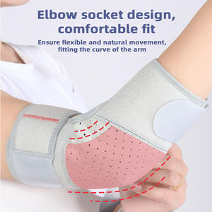Manchon de compression respirant pour le coude avec pression bidirectionnelle pour le soutien du coude lors du tennis et du fitness - Product Image 5