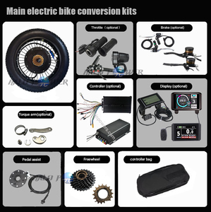 48v 52v 60v <strong>72v</strong> 2000w 5000w 3000w Fat Tire Tyre Wheel Beach E Bicycle Electric Bike Conversion Kit Ebike Rear Hub <strong>Motor</strong> Battery - Product Image 3