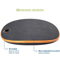 Tapis de mouton Pu mousse en bois oscillant sécurité anti-dérapant bureau debout repose-pieds planche d'équilibre