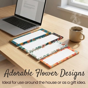 Meilleures ventes : Blocs-notes adhésifs mignons personnalisés, blocs-notes magnétiques pour réfrigérateur, 9 x 3,5 pouces - Product Image 3