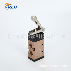 วาล์วเครื่องกล Klh Mv-09 วาล์วนิวเมติกแบบแมนนวล 2 5 ทางสำหรับใช้ในอุตสาหกรรม - Product Image 2