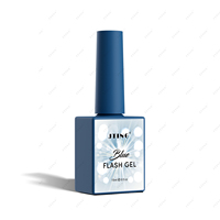 JTING 6 couleurs Gel Polish Bleu Flash Réfléchissant Collection de Gels Scintillants Super Brillants Gel Flash Fournisseur Professionnel de Produits pour Ongles