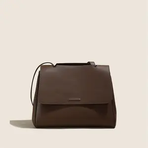 2023 Alto Nível Design Simples Smooth Surface Mobile Bag Mulheres Mint Color Bag Bolsa De Couro Genuíno