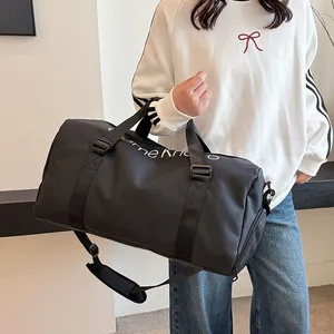 DICHOS grande capacité Portable exercice Yoga Fitness sac sec humide séparation <span class=keywords><strong>fermeture</strong></span> éclair mode Simple lettre embarquement sac <span class=keywords><strong>fermeture</strong></span> éclair - Product Image 2