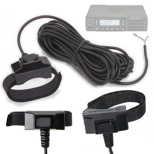 Original Motorola RLN4857 Wrist Mount Vehicle Remote Push to Talk Button for DM1400 DM1600 MTM5000 Car Mobile Radio Accessories
