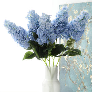 Flores Artificiales de Hortensia Hechas a Mano de Alta Calidad para Decoración de Bodas, Decoración del Hogar, Artículos para Fiestas, Flores de PVC para <span class=keywords><strong>Casa</strong></span> - Product Image 4
