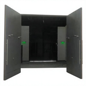 Portes coupe-feu isolées en acier extra-larges, résistance au feu de 90 minutes, certifiées ISO9001 pour les gymnases, les usines industrielles, les centres de conférence - Product Image 1