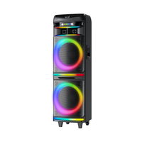 Altavoz Portátil Grande para Fiestas al Aire Libre RGB, Karaoke de Alta Potencia de 1000 W para Actividades al Aire Libre