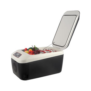 Glacière portable 12L DC12V sortie USB 5V froide et chaude pour charger le téléphone à la maison <span class=keywords><strong>voiture</strong></span> à double usage - Product Image 2