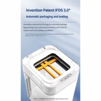 Poubelle intelligente V2-30L à grande capacité, auto-fermante, avec capteur, poubelle électrique sans contact, sacs à déchets intelligents