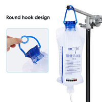 Kit de nettoyage de douche anale à domicile réutilisable de 1,2 L Sac de lavement pour produits de santé