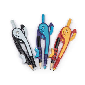 Boussole mathématique stationnaire de <span class=keywords><strong>dessin</strong></span> mesurable en plastique multifonctionnel de haute qualité <span class=keywords><strong>avec</strong></span> <span class=keywords><strong>crayon</strong></span> - Product Image 1