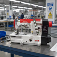 Machine à coudre industrielle à entraînement direct haute vitesse JUKKY 500-01D, point interlock, lit plat, Maquina De Coser Industrial, haute qualité