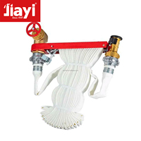 American 2.5 pouces Canvas Fire Hose Rack avec valve de bouche d'incendie Buse en plastique en laiton et armoire UL listed