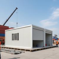 Contenedor Modular Portátil Pequeño de 20FT/40FT, Garaje Móvil de Lujo, Contenedor de Almacenamiento de Acero, Villa, Casa