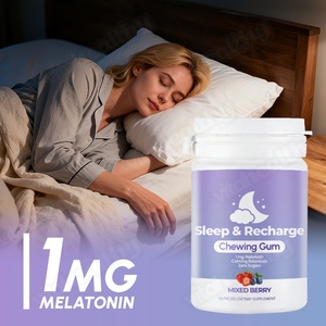Vitahealthy OEM/ODM Marque Privée Chewing-gum <span class=keywords><strong>Sommeil</strong></span> & Recharge Formule Zéro Sucre avec Mélatonine <span class=keywords><strong>pour</strong></span> Améliorer la Qualité du <span class=keywords><strong>Sommeil</strong></span> - Product Image 2