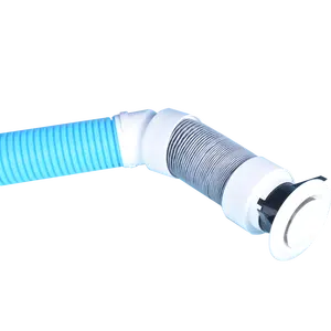 Tubo redondo de ar fresco flexível PE-HD moldado 63/75/90/110mm para ventilação doméstica
