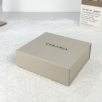 Nouvelle boîte pliante magnétique en papier avec grand logo personnalisé, emballage de luxe, boîte cadeau rigide en carton pliable