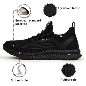 Chaussures <span class=keywords><strong>de</strong></span> <span class=keywords><strong>Sécurité</strong></span> Guyisa à Bas Prix, Sportives et Décontractées, Anti-Écrasement et Anti-Perforation, pour Hommes et Femmes - Product Image 2