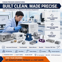 Services de fabrication CNC de précision pour équipements médicaux et de laboratoire, production personnalisée, du prototypage à la production en série