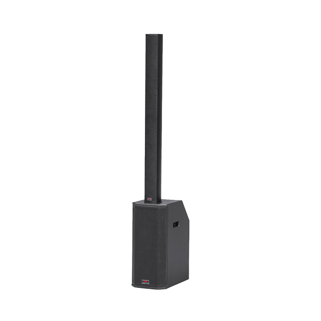 Slim Active Column Speaker System with Built-in DSP & Dual 8 Inch Subwoofer for Professional Audio Reinforcement