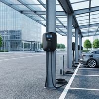 Chargeur mural EV sécurisé 22 kW, courant réglable 6A-32A, contrôle intelligent RFID, fiable pour usage domestique et commercial, unité pour véhicule électrique