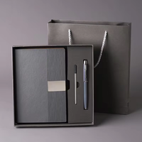 Ensemble Cadeau Luxe Personnalisable Écologique : Carnet, Stylo et Tasse Thermos avec Impression UV – Designs Variés pour Cadeaux d'Affaires Écoresponsables
