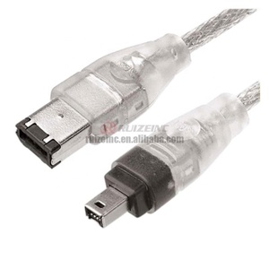 4P6 USB ไฟร์ไวร์ Ieee1394 <span class=keywords><strong>DV</strong></span> ขนาด46ถึง6สายสำหรับเก็บรวบรวมข้อมูลกล้องวิดีโอ - Product Image 3
