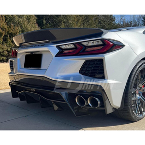 Difusor Trasero de Fibra de Carbono Estilo AP, Tejido 3K/6K/12K para Chevrolet Corvette C8 Stingray Z51 2020-2026 - Product Image 5