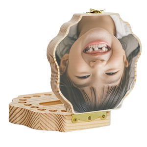 Caja de Almacenamiento de Dientes de Leche Personalizada Uionen, Caja de Madera para Guardar Dientes, Regalo de Recuerdo - Product Image 2