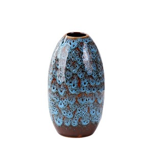 แจกันเซรามิกสีฟ้าเปลี่ยนเตาเผาด้วยดอกไ<span class=keywords><strong>ม</strong></span>้โต๊ะรับประทานอาหารของตกแต่งบ้านที่มีชื่อเสียง - Product Image 4