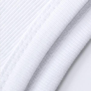 عالية الجودة الأبيض الرجال القطن الضلع تي شيرت بلا أكمام للصالة الرياضية عارضة اللياقة البدنية مثير OEM ODM تنفس سترة أعلى ل رجل ل في الهواء الطلق - Product Image 6