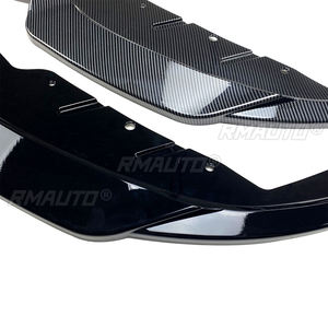 Protector de Parachoques Delantero para BMW Serie 5 G30 LCI M Sport 525i 530i 540i, Difusor, Alerón, Estilo Fibra de Carbono, 2020-2022 - Product Image 6