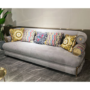 Özelleştirme İtalyan tasarım lüks deri kanepe oturma odası mobilya seti modüler kesit kumaş 1 + 2 + 3 salon kanepe - Product Image 4