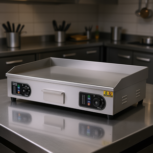 Plancha Eléctrica Comercial Vevor de 30 Pulgadas, Acero Inoxidable, 2800W, Temperatura Ajustable, Superficie Plana - Product Image 2