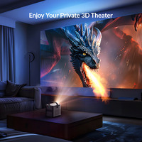 [Entrega Rápida de 3 a 7 Días] Proyector DLP Inteligente 3D BYINTEK U80 Max 4K con Batería, Android 11, Stock en Arabia Saudita, Rusia y la UE, Envío Local, Libre de Impuestos