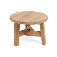 Classique De Luxe Antique Rond Rustique Massif Orme Bois Moderne Ferme Salon Centre Table Basse