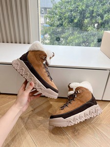 Drioshipping Automne/Hiver Bottes de neige en coton à fond épais pour hommes femmes Casual Comfortable Square Toe Design Light Weight - Product Image 5