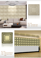 Carreaux muraux décoratifs 3D modernes en PVC, écologiques, imperméables, ignifuges, pour cuisine, extérieur, salle de bain, salon, hôtel, salle de sport, entrepôt, salle à manger