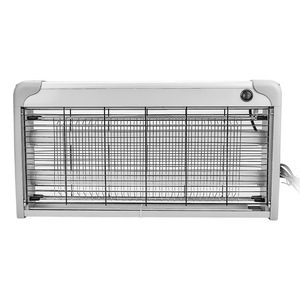 เครื่องกำจัดยุง UV LED 4W เครื่องกำจัดแมลงในร่มแบบไฟฟ้า เปลือก ABS สีเงิน 65x6.5x26 ซม. - Product Image 1